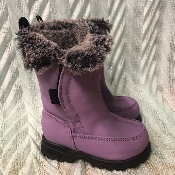 Lands' End Shoes Lands End Toddler Girl Snow Boots Purple Poshmark